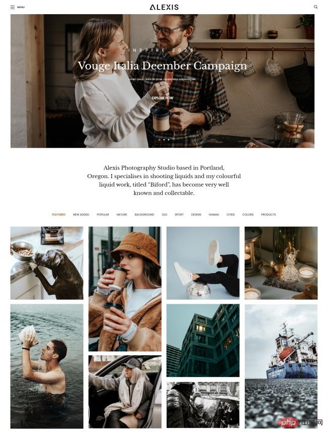 Bootstrap5响应式摄影机构模板-源码分享网