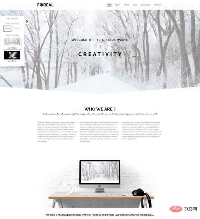 极简风格公司企业网站HTML5模板-源码分享网