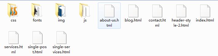 蓝色物流和运输公司官网模板快递行业静态html模板-源码分享网