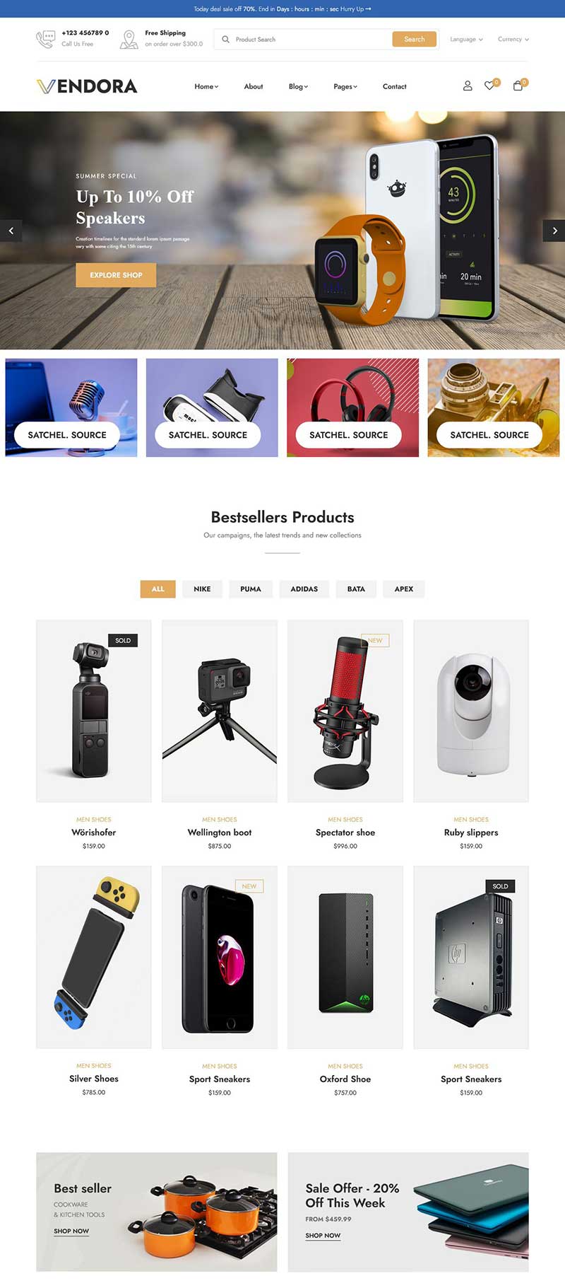 通用电商网站模板 商城网站前台静态html模板-源码分享网