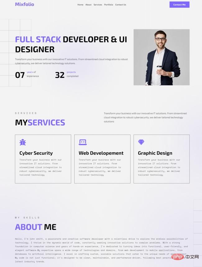 用户界面设计服务公司网站模板
