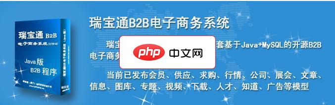 瑞宝通JAVA版B2B电子商务系统-源码分享网