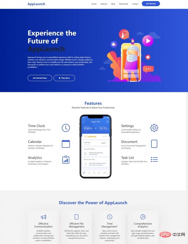 APP应用程序开发公司网站模板-源码分享网