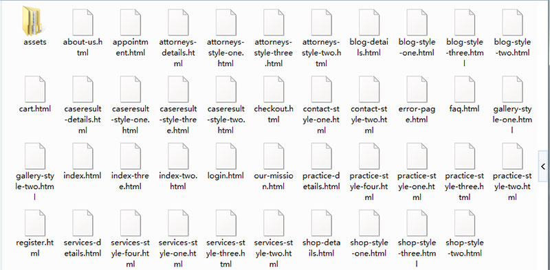 红色响应式大气律师事务所网站Bootstrap模板-源码分享网