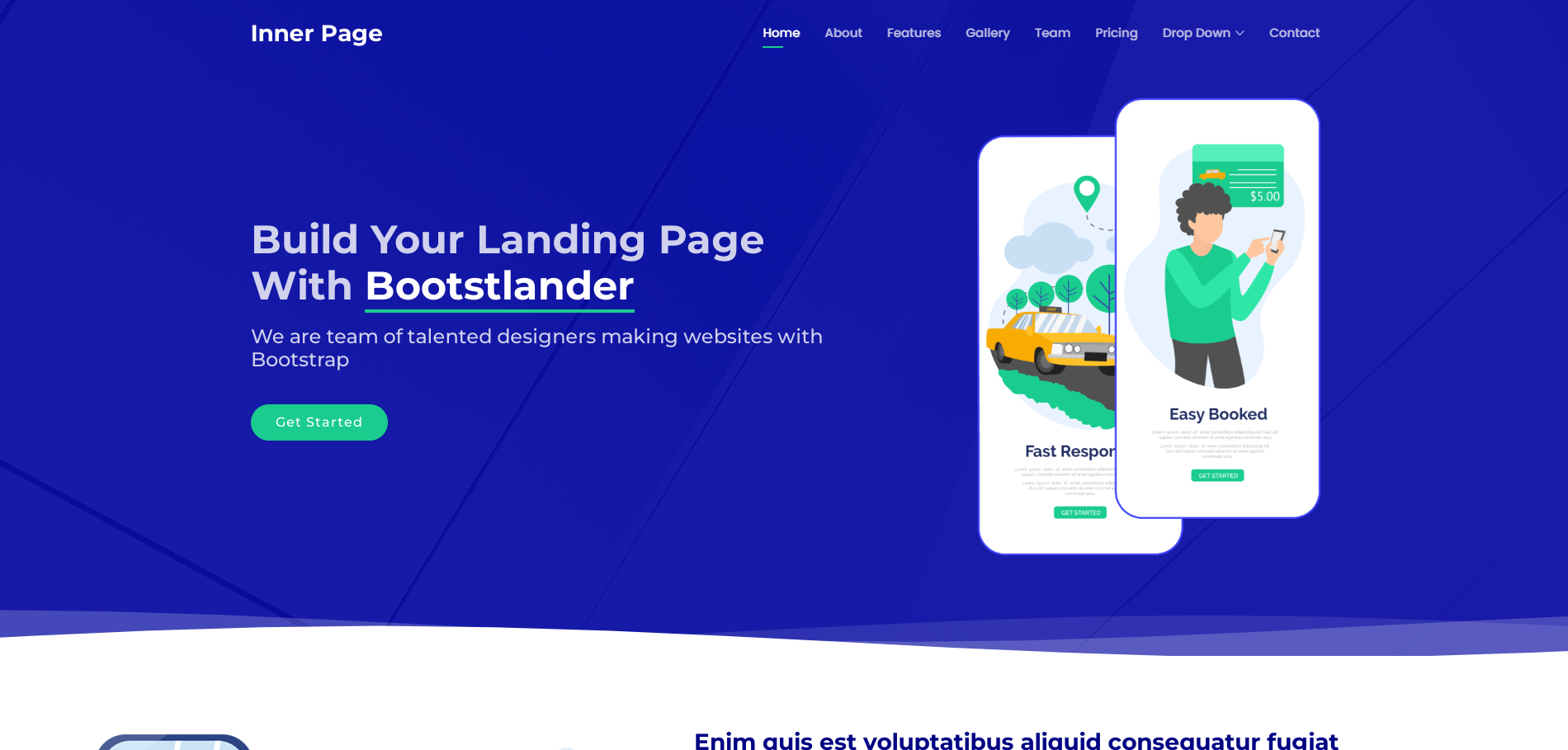 软件公司推广网站模板-InnerPage