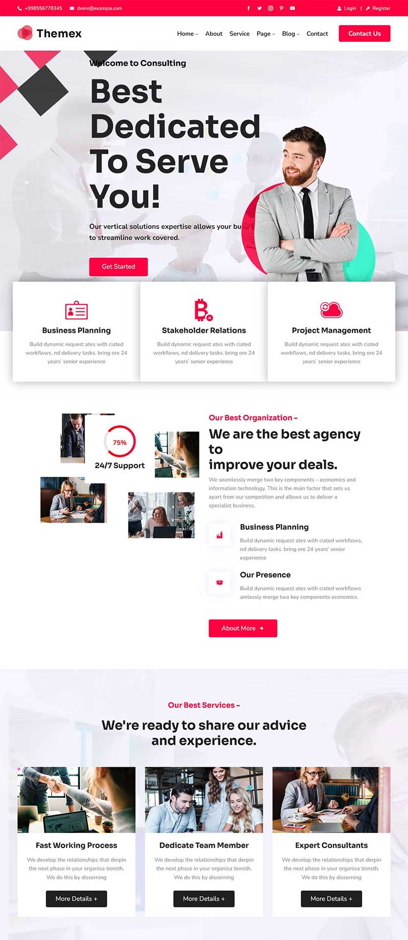 垂直业务规划咨询服务静态网站html模板-源码分享网