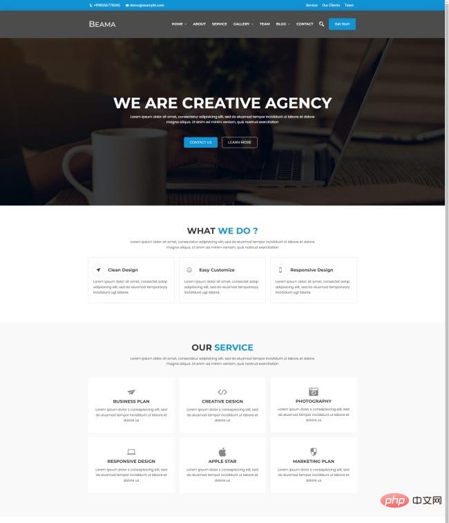 HTML5创意代理设计公司网站模板-源码分享网