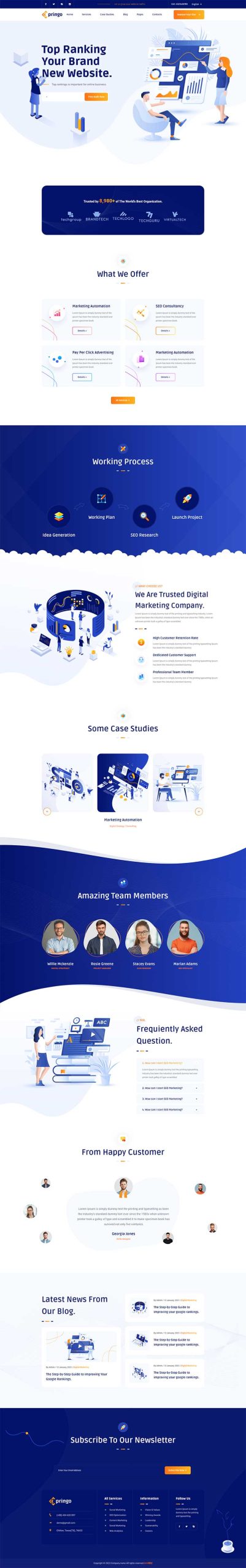 SEO营销咨询服务公司静态网站前端html模板-源码分享网