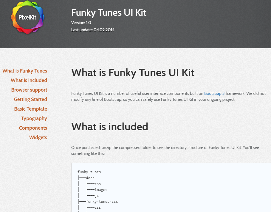 UI框架Funky Tunes UI Kit-源码分享网
