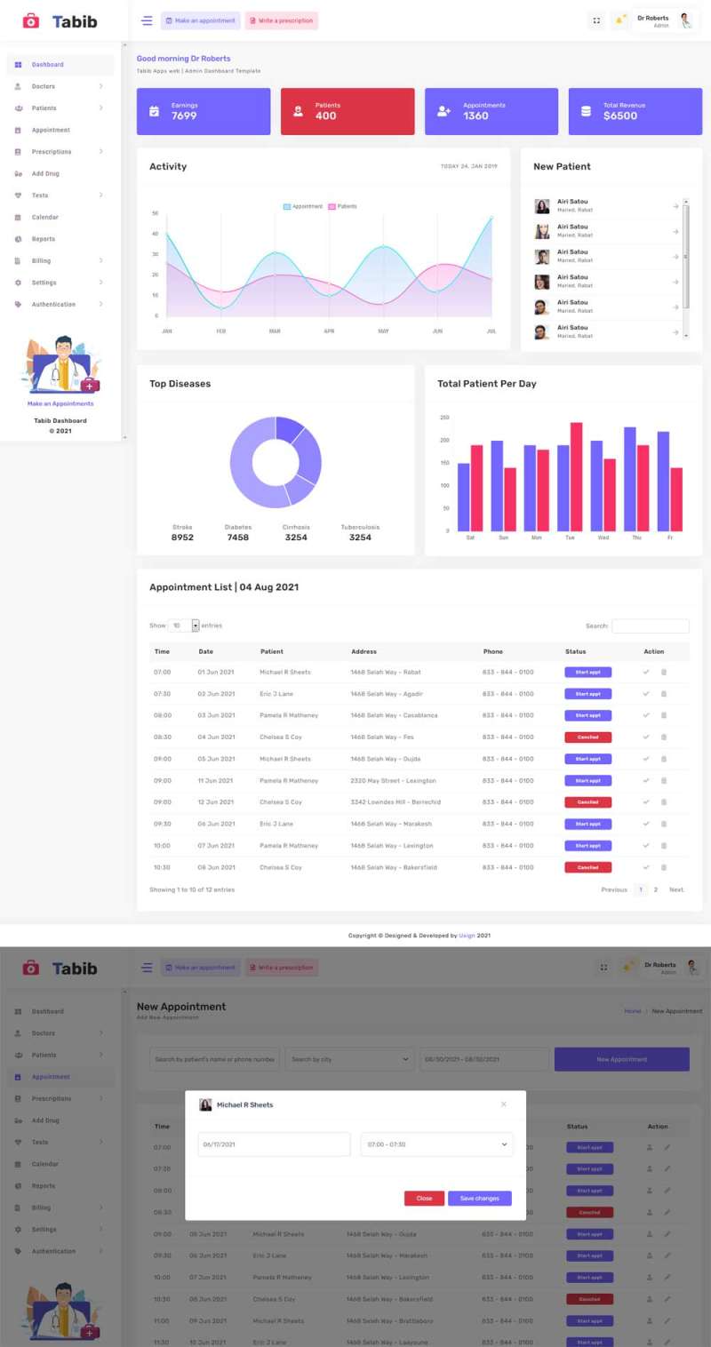 患者管理OA系统框架模板-源码分享网
