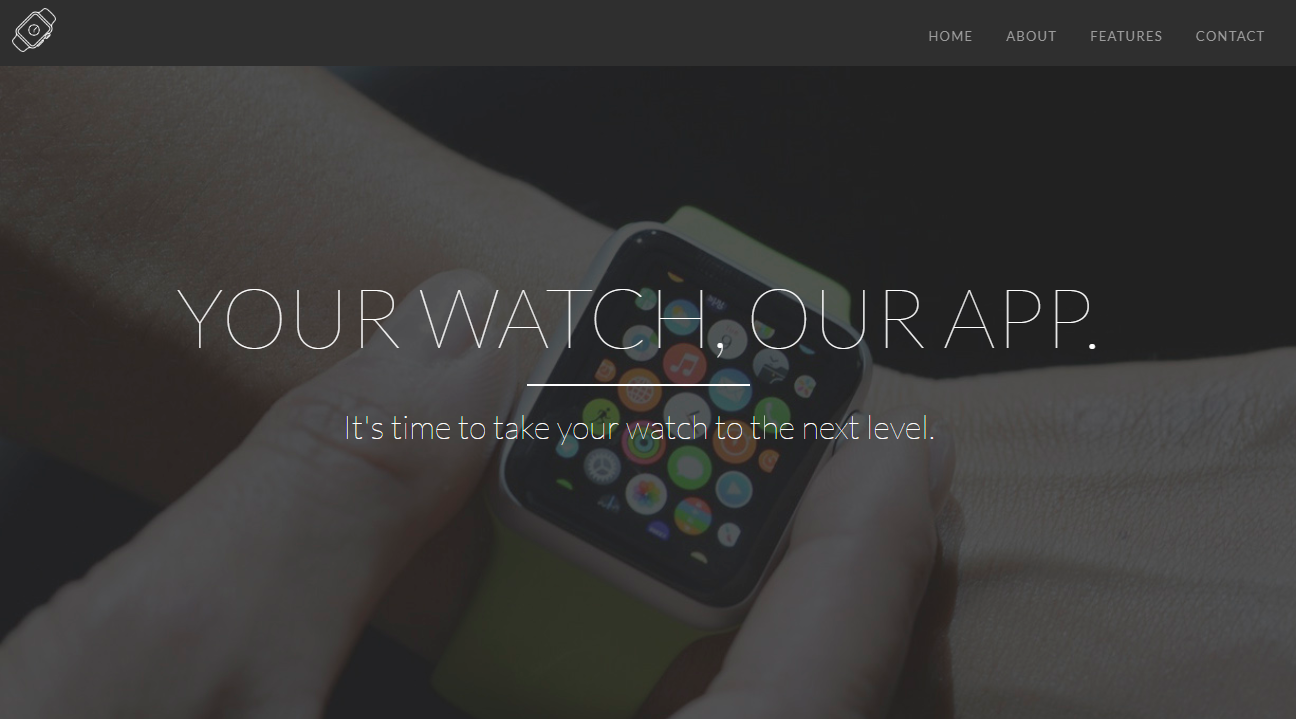 watch精品企业官网模板