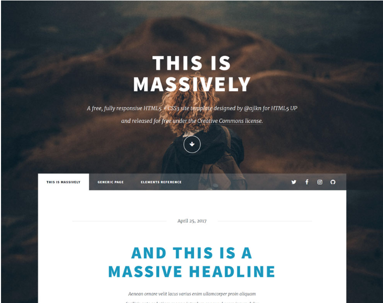 响应式博客网站-源码分享网