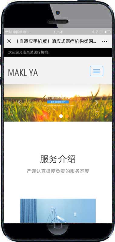 (自适应手机版)响应式机构类网站织梦模板-源码分享网