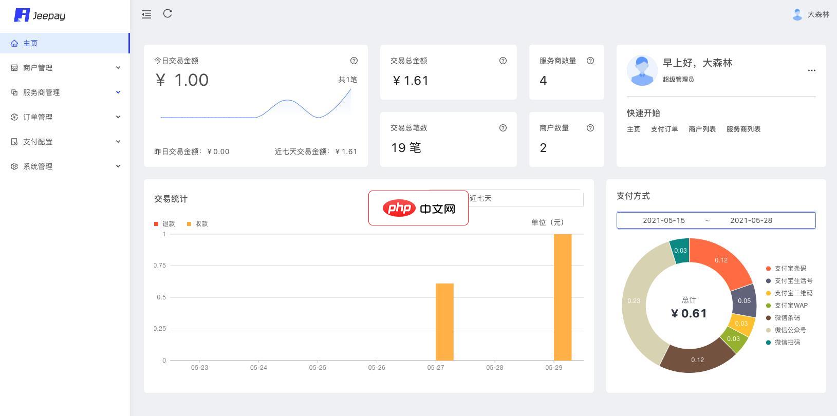 Jeepay开源支付系统