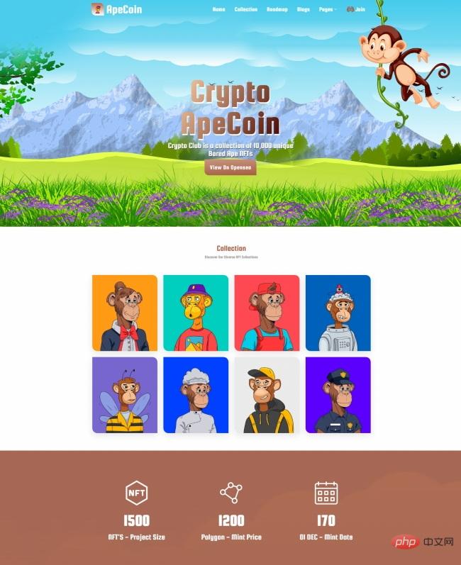 NFT数字藏品交易网站模板-源码分享网