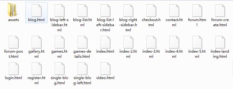 响应式游戏网站Bootstrap模板
