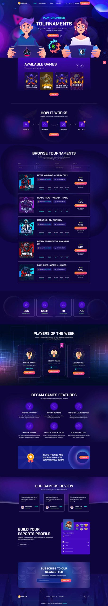 电子游戏手柄销售官网HTML模板-源码分享网