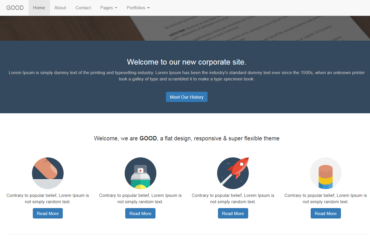 推广公司响应式整站网站模板