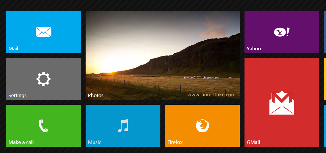 win8风格界面横向滚动导航效果-源码分享网