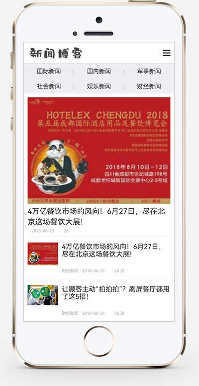 (PC+WAP)个人博客类网站pbootcms模板 新闻资讯博客类网源码下载-源码分享网