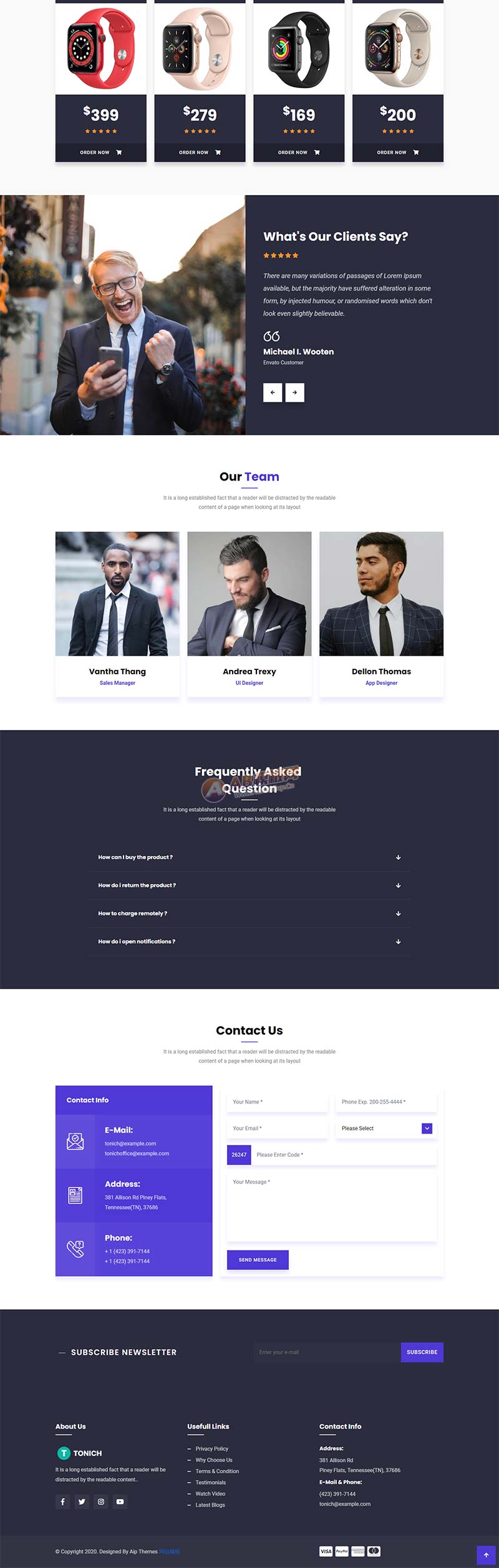 app应用单页落地页 app产品介绍着陆页静态html模板