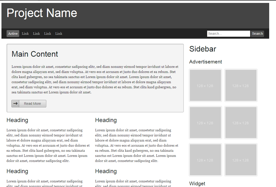 兼容ie6的自适应css框架效果-源码分享网