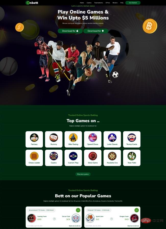 在线娱乐HTML5响应式登录页模板-源码分享网