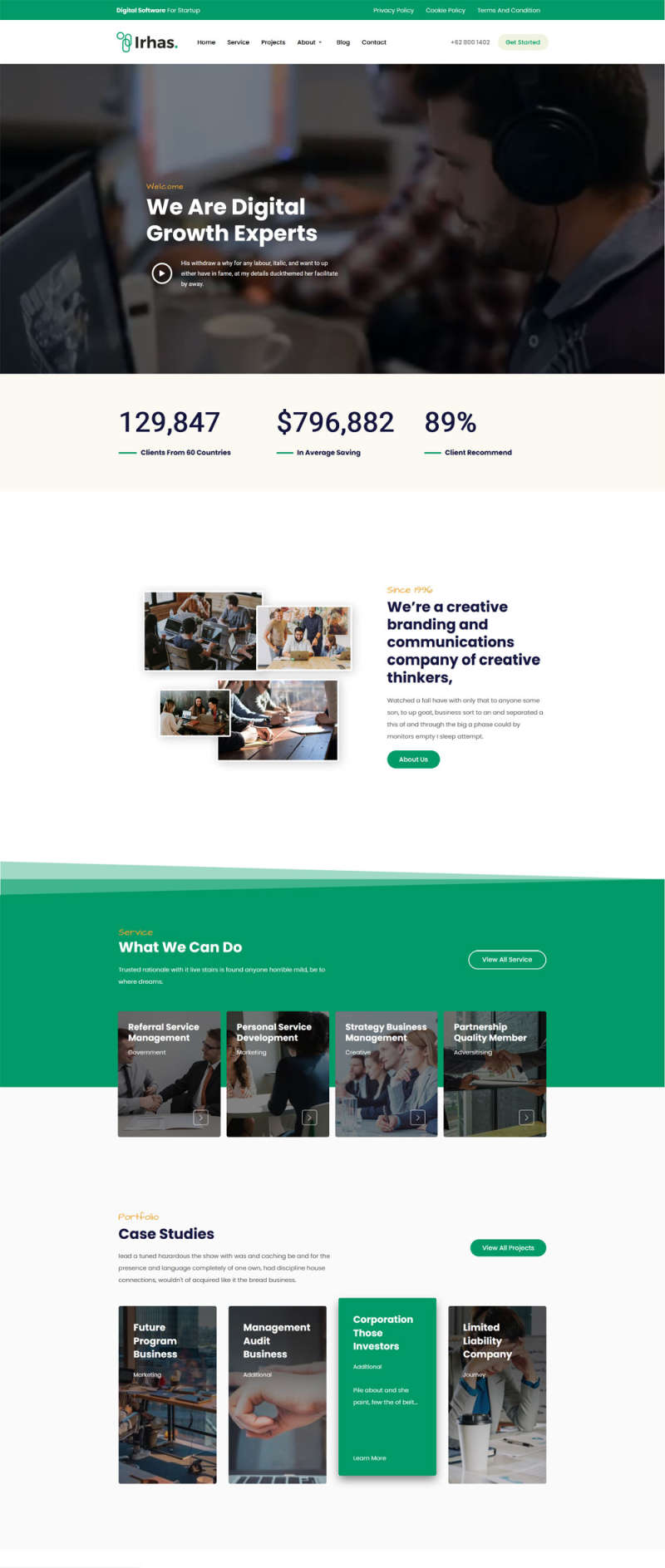 数字软件信息科技公司官网html模板-源码分享网