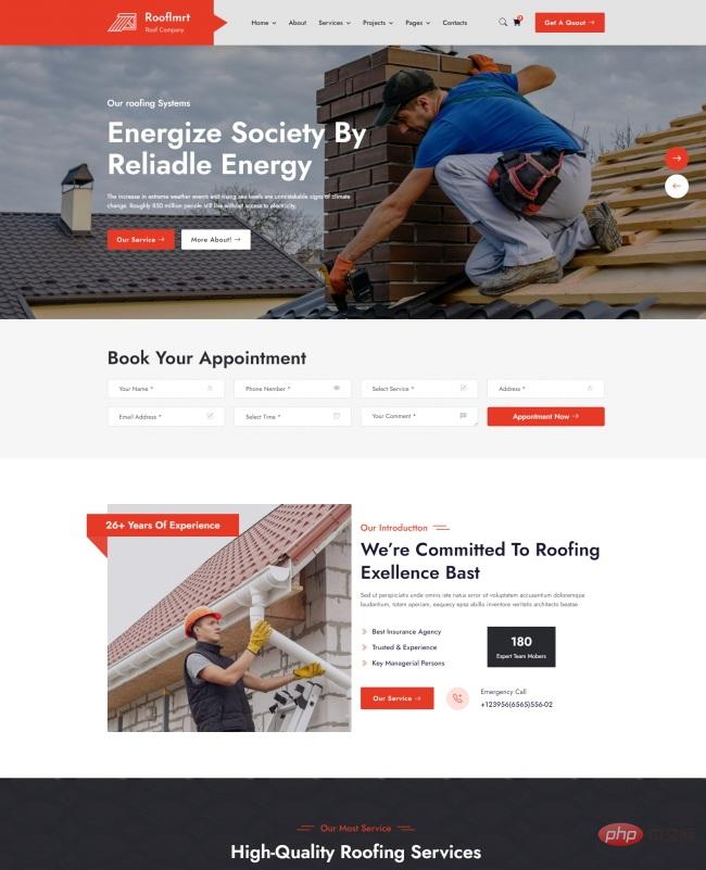 HTML5保险代理公司网站模板