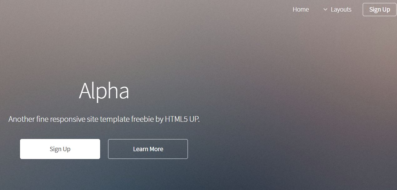 高端响应式设计demo