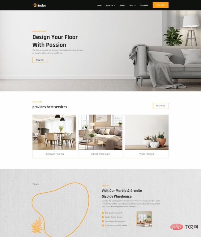 地板修补瓷砖供应商网站模板-源码分享网