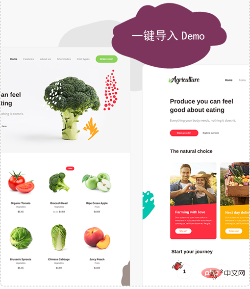 响应式水果蔬菜购物网站WordPress主题-Agricole-源码分享网