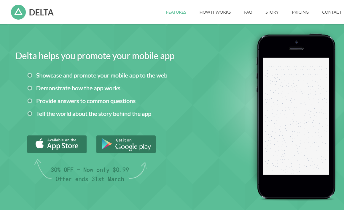 Delta html5响应式网站前端源码