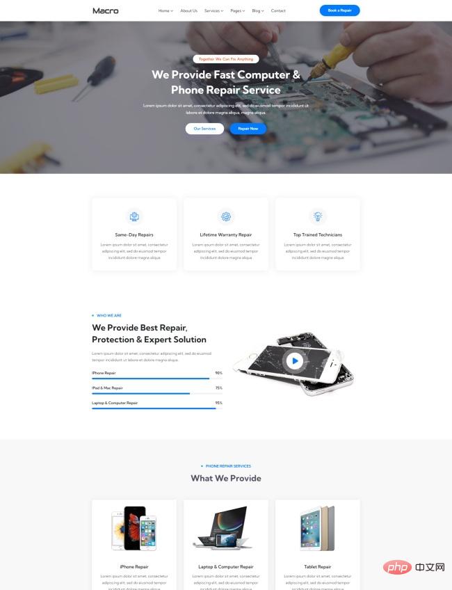 简约bootstrap后台管理系统界面模板-SplashDash-源码分享网