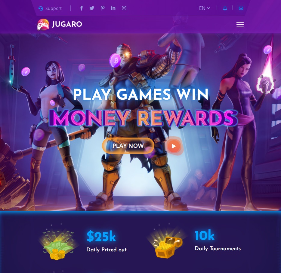 电子竞技游戏官网网站模板-Jugaro-源码分享网