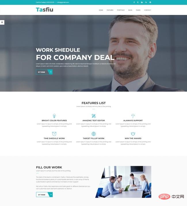 互联网开发设计服务公司网站模板