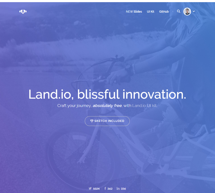 紫色全屏渐变css3动画UI企业模板-源码分享网