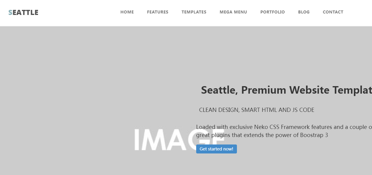 用户可自选择颜色的响应式网站模板
