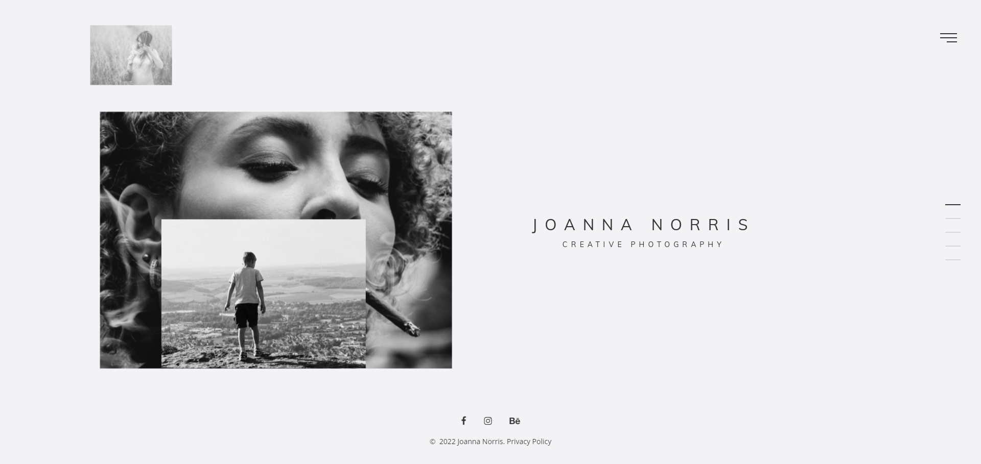 创意响应式摄影作品集展示网页模板-源码分享网